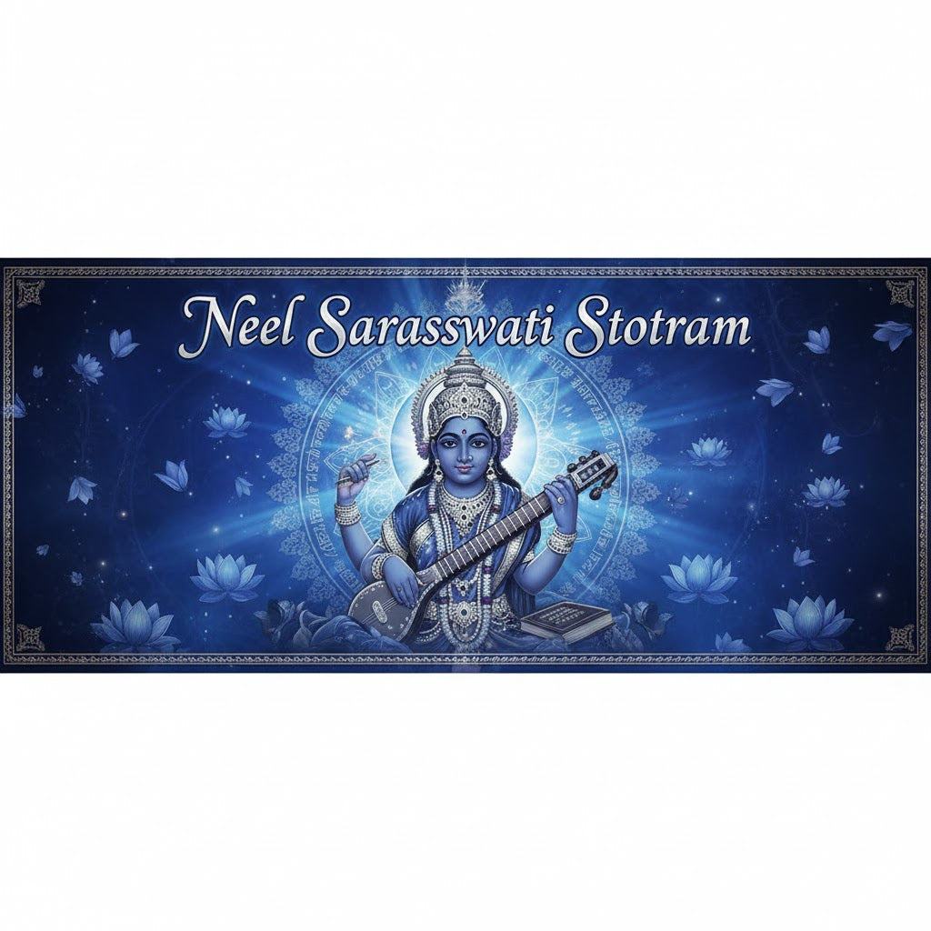 Neel Saraswati Stotram: Benefits, Mantra, and Goddess Saraswati’s Blessings White Aura Vastu Store