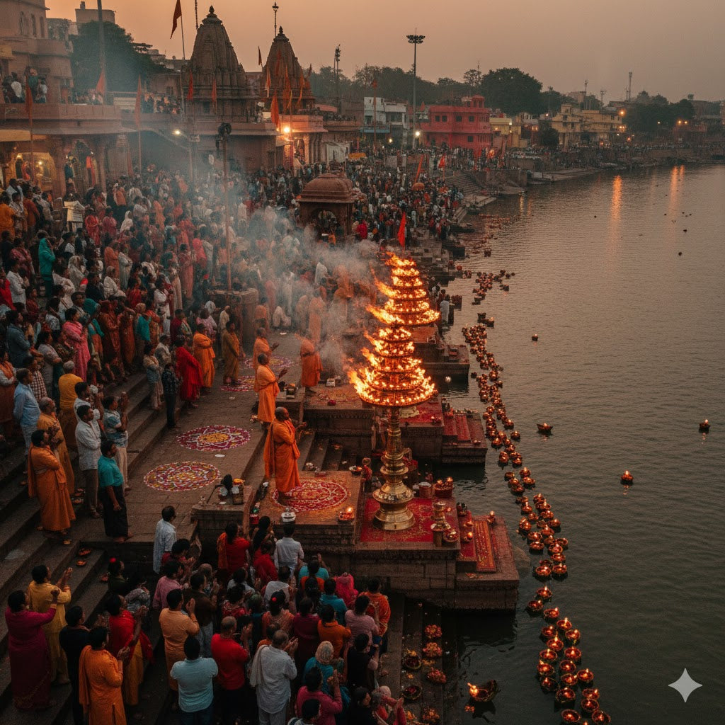Ganga Mata ki Aarti White Aura Vastu Store