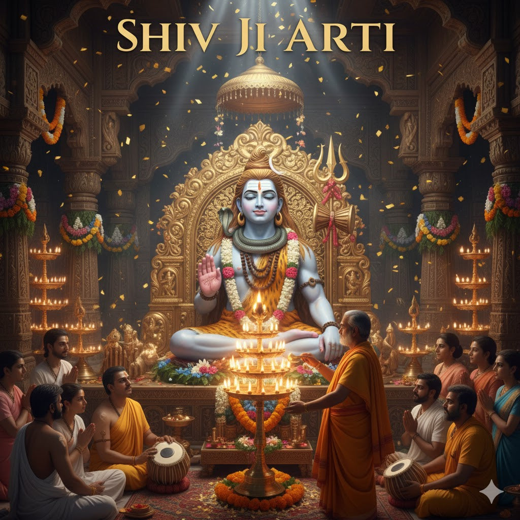 Shiv Ji Aarti White Aura Vastu Store
