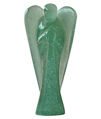 WAVS Green Jade Angel | Size - 2 inch White Aura Vastu Store