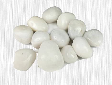 White Agate Tumble - 100 grams White Aura Vastu Store