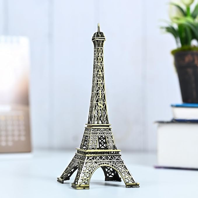 Eiffel Tower Home Decor | Decorative Items - 5inches White Aura Vastu Store