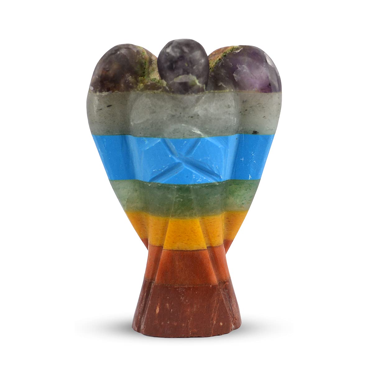 Energised 7 Chakras Stone Angel