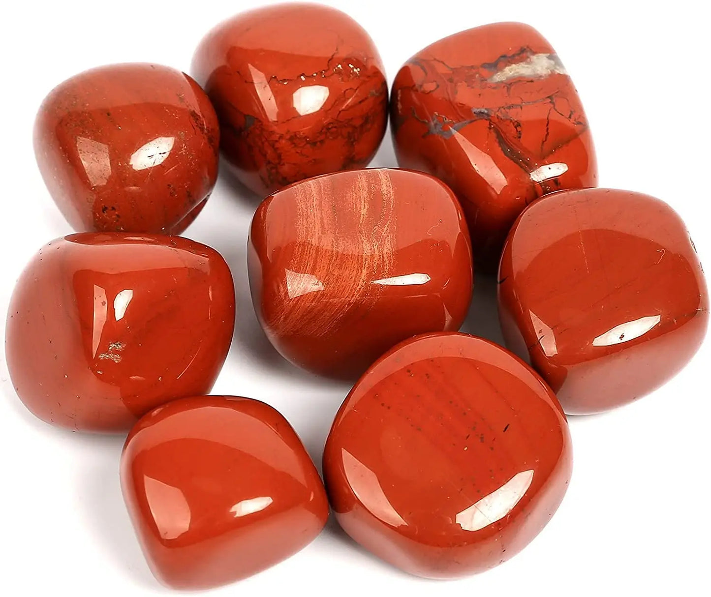 Red Jasper Original Tumble White Aura Vastu Store