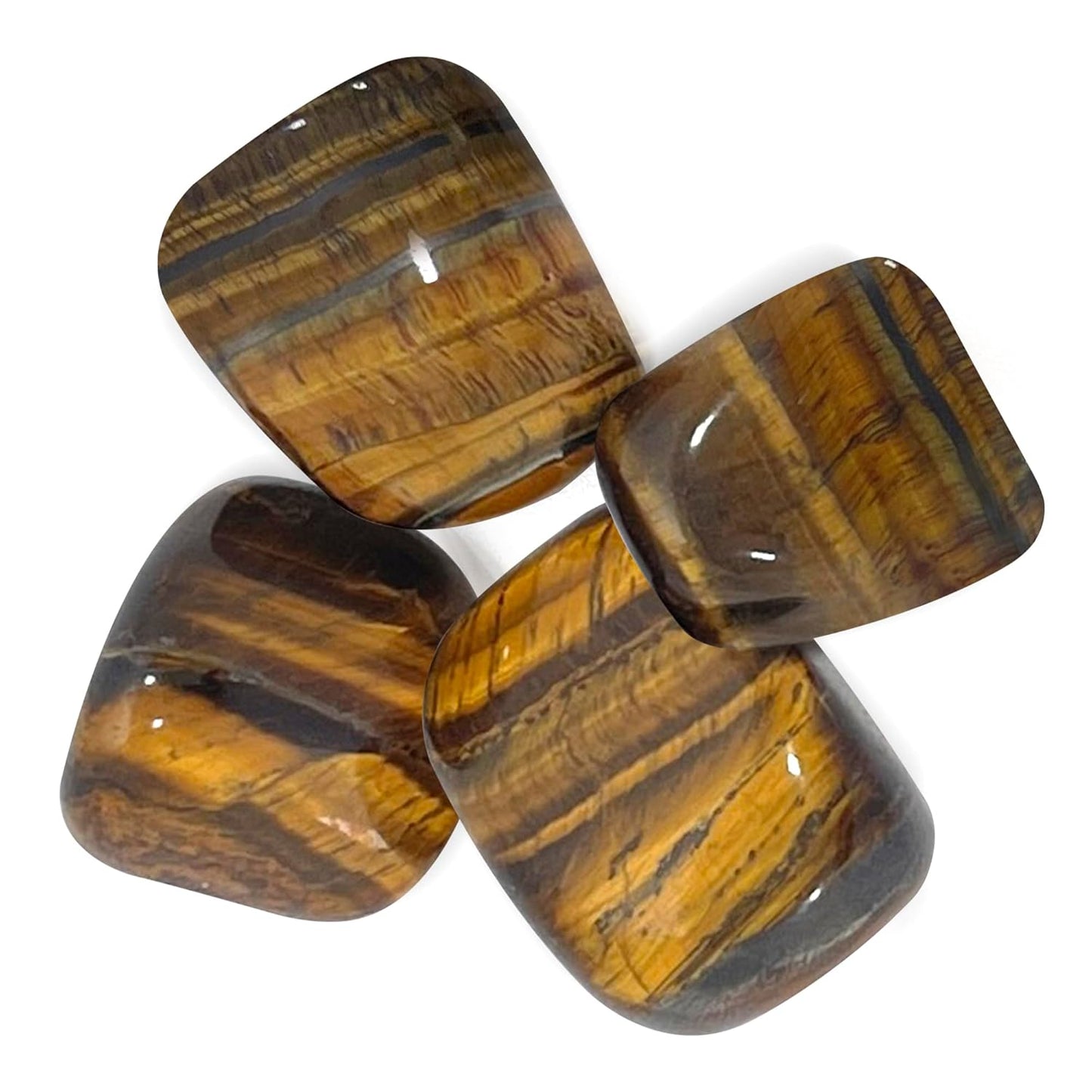 Tiger Eye Tumble - 100 grams White Aura Vastu Store