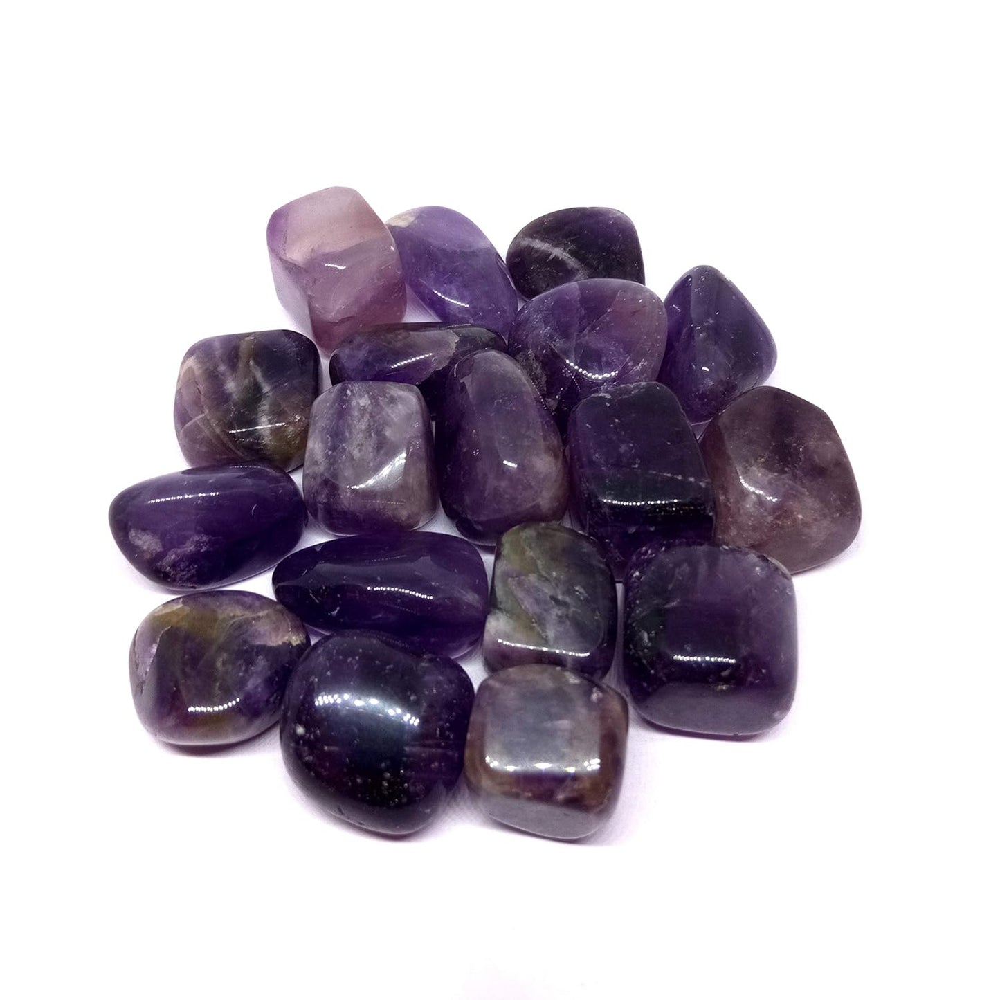 Amethyst Tumble Stone - 100 grams White Aura Vastu Store
