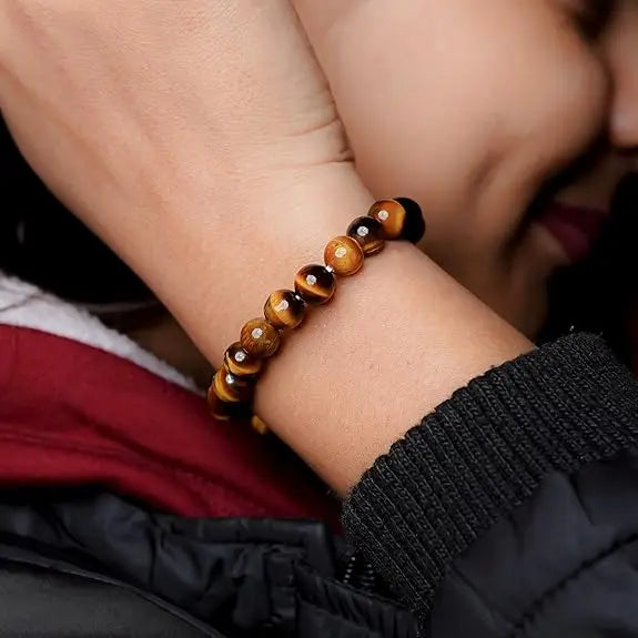 Energised Original Tiger Eye Bracelet Healing Energy White Aura Vastu Store