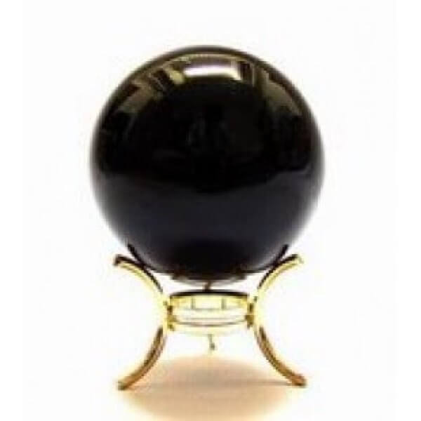 Black Agate Ball White Aura Vastu Store