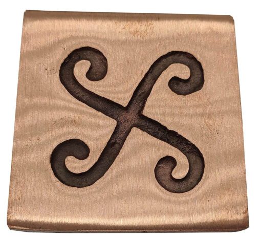 Copper Spiral Block White Aura Vastu Store