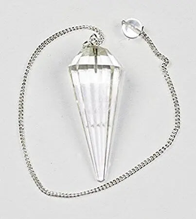 Crystal Quartz Pendulum Dowsing White Aura Vastu Store