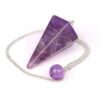 Energised Purple Amethyst Reiki Dowsing Stone