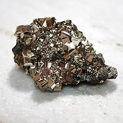 Peru Pyrite Rock 550-650grams White Aura Vastu Store