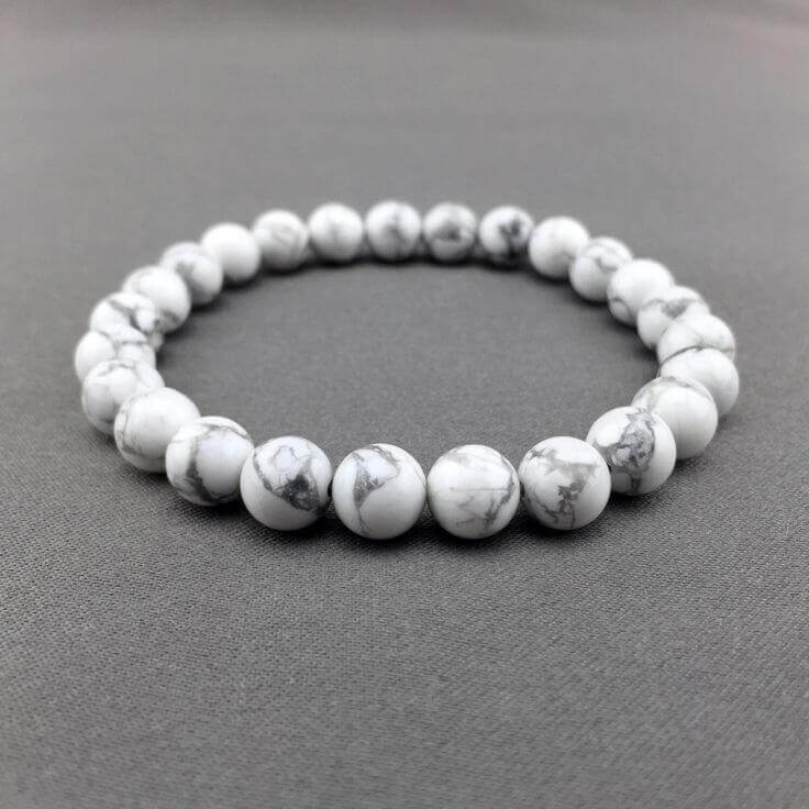 Howlite bracelet White Aura Vastu Store