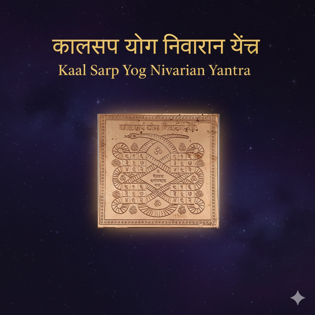 Kaal Sarp Dosh Nivaran Yantra | Energized Copper Yantra for Protection & Prosperity White Aura Vastu Store