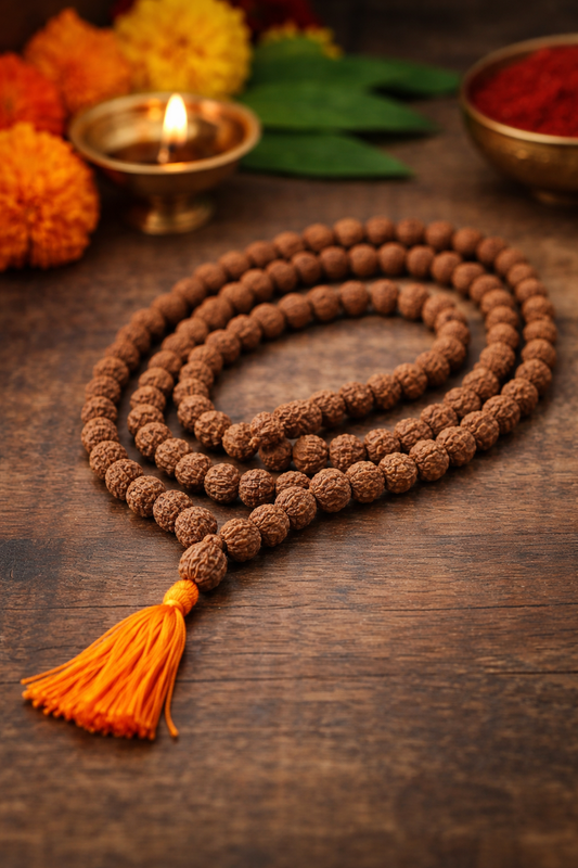 rudraksha japa mala White Aura Vastu Store