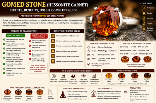effect of gomed stone White Aura Vastu Store
