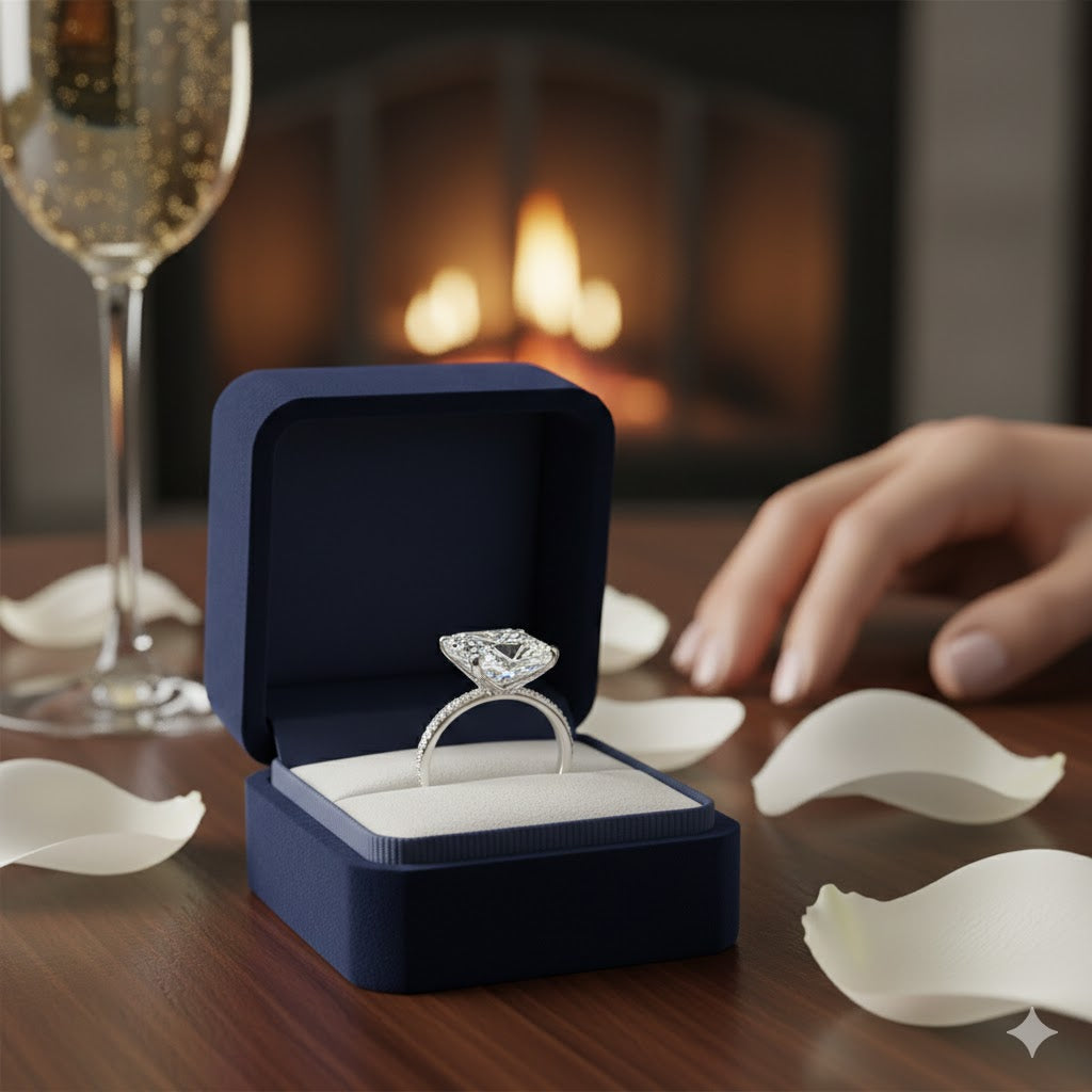 Engagement ring White Aura Vastu Store