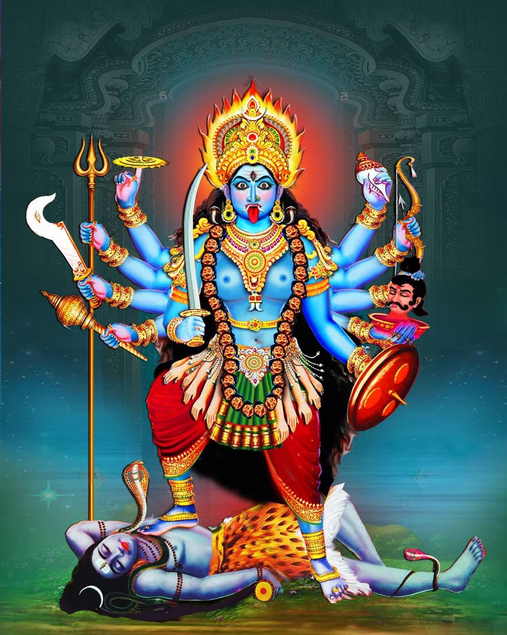 Bhadrakali The Fierce Goddess of Protection and Empowerment White Aura Vastu Store
