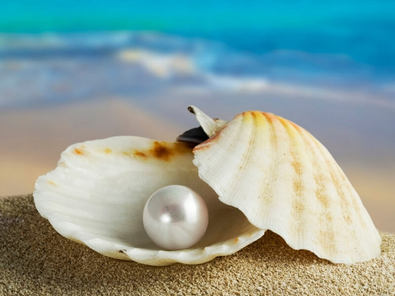 pearl stone White Aura Vastu Store