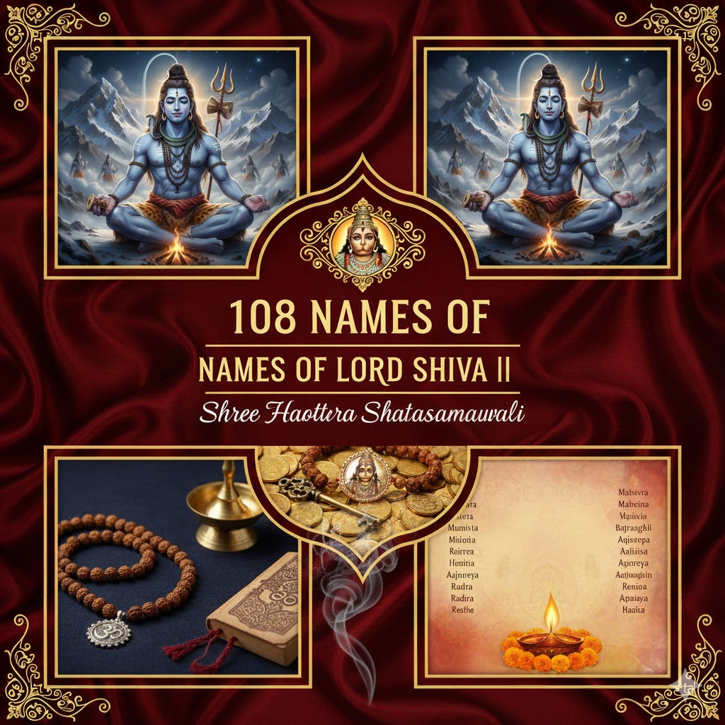 108 Names of Lord Shiva || Ashtottara Shatanamavali White Aura Vastu Store