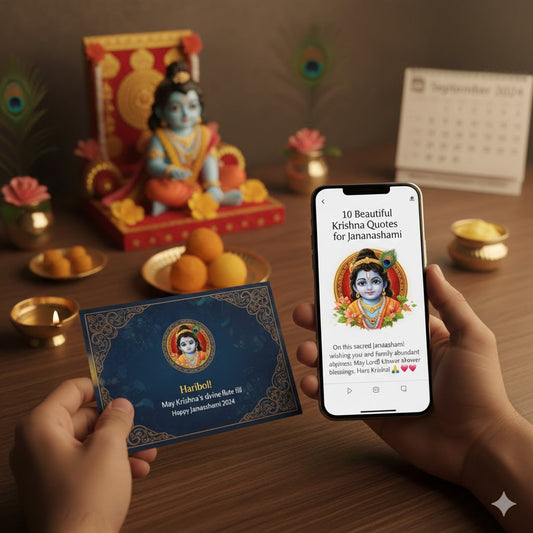 10 Beautiful Krishna Quotes & Messages for Janmashtami White Aura Vastu Store