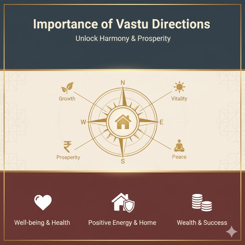 Importance of Vastu Directions White Aura Vastu Store