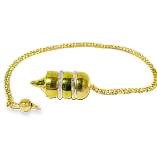 Brass Dowsing Supreme Long Deluxe Dowsing Pendulum - Vastu, Feng Shui, Reiki Crystal Healing, Chakra White Aura Vastu Store