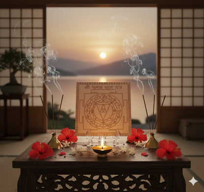 Energised Shree Kanakdhara Yantra White Aura Vastu Store