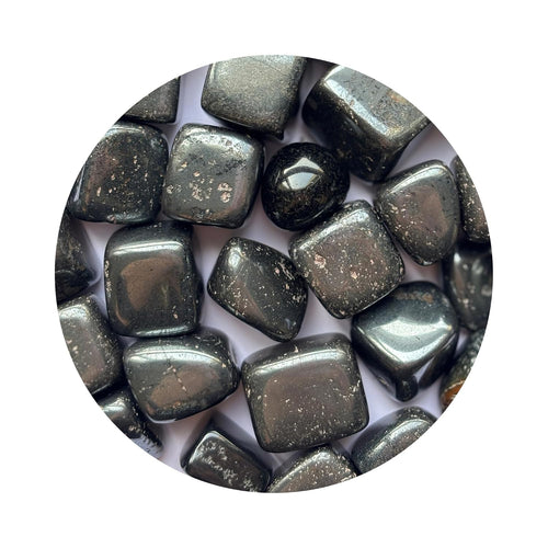 Hematite tumble stones