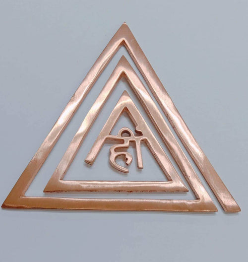 South-East / Agneya Copper Helix Vastu Energy Helix with Beejmantra - 6 inches White Aura Vastu Store