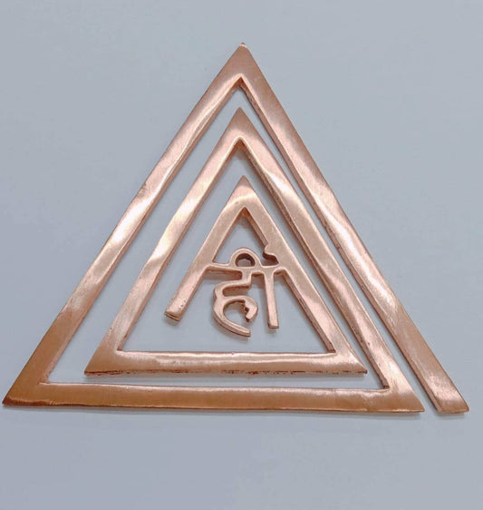 South-East / Agneya Copper Helix Vastu Energy Helix with Beejmantra - 6 inches