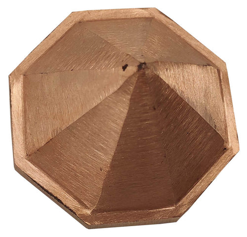 Energised (Ashtakon) Octagonal Copper Vastu Pyramid