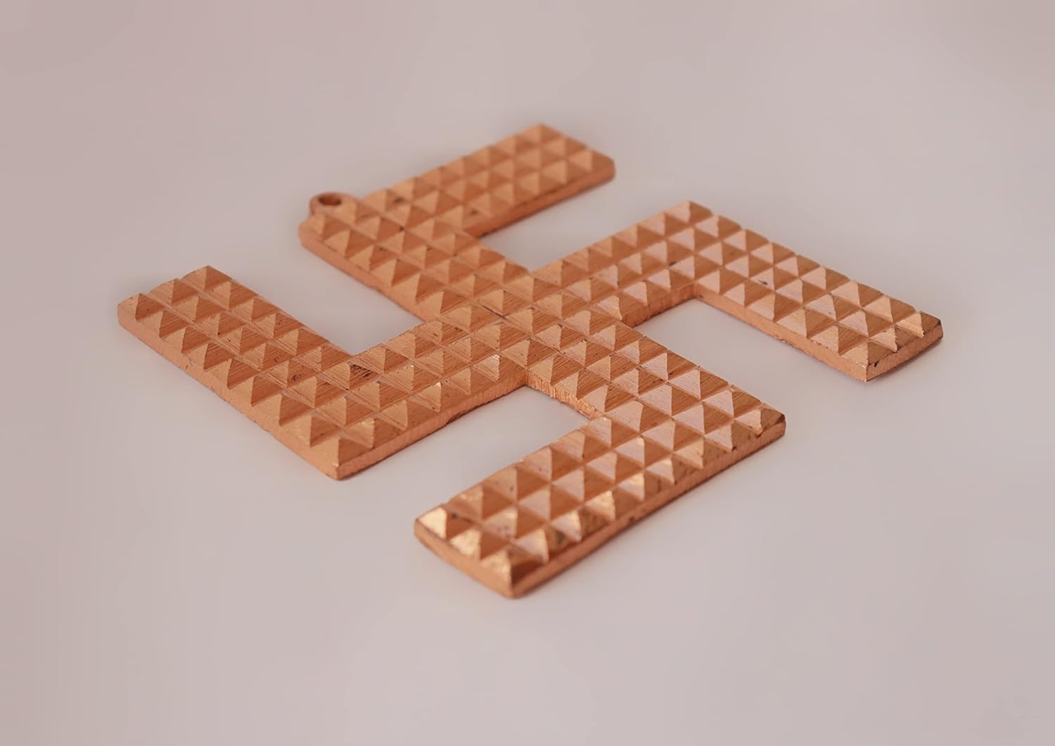 Copper Swastik Pyramid Energised White Aura Vastu Store