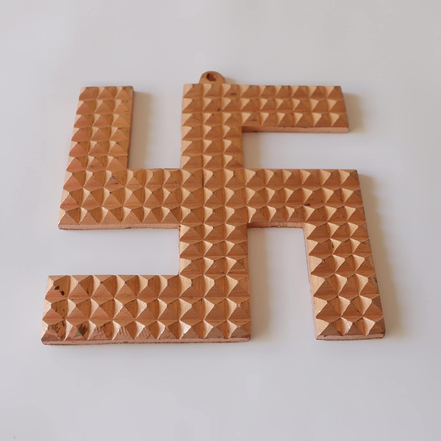 Copper Swastik Pyramid Energised White Aura Vastu Store