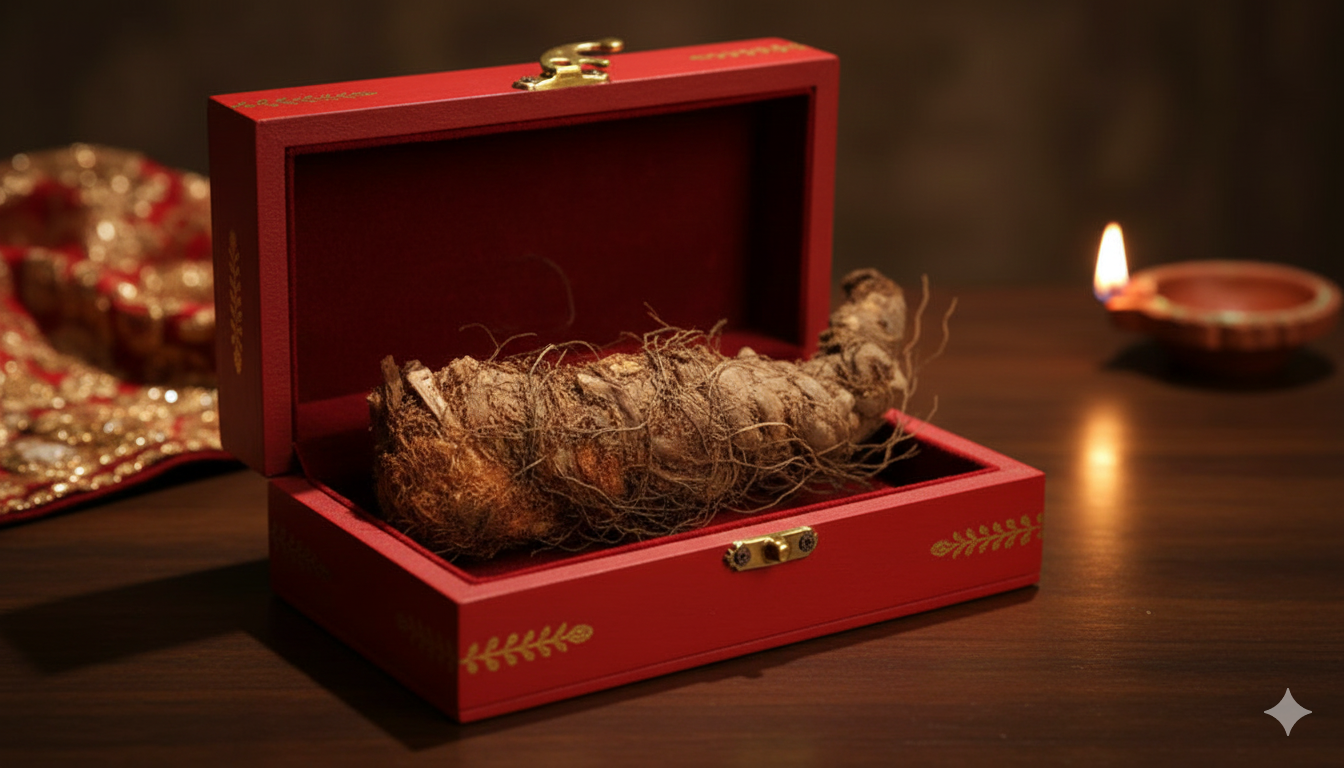 Original Abhimantrit Hatha Jodi Root for Wealth & Protection