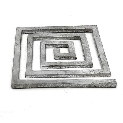 Lead Helix Vastu for South West Vastu Dosh Nivaran Remedies - 4 inches White Aura Vastu Store