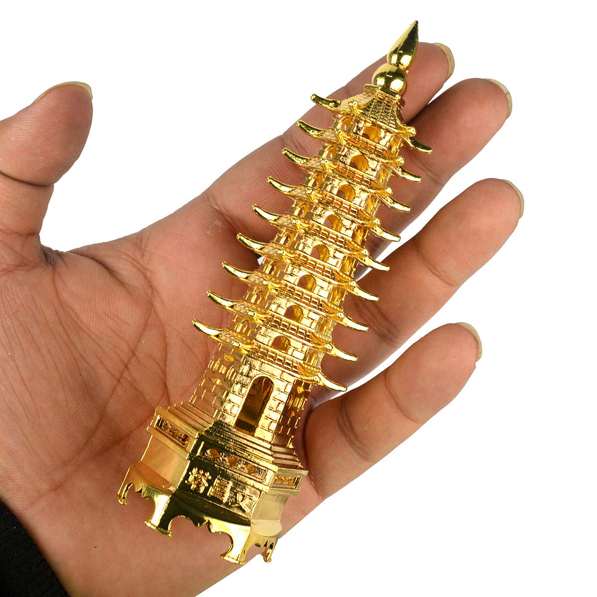 Education Tower / Metal Pagoda Tower White Aura Vastu Store