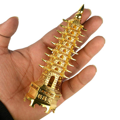 Education Tower / Metal Pagoda Tower White Aura Vastu Store