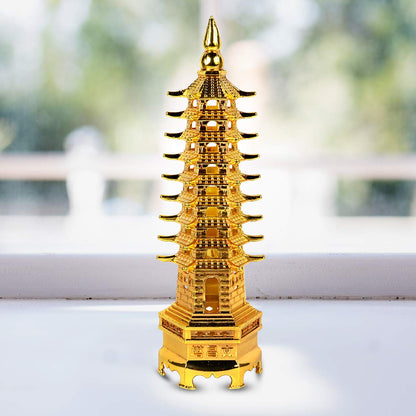 Education Tower / Metal Pagoda Tower White Aura Vastu Store