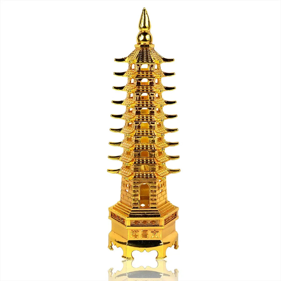 Education Tower / Metal Pagoda Tower White Aura Vastu Store