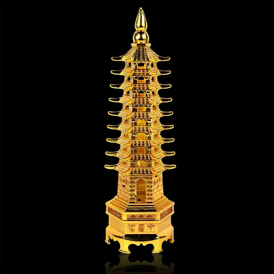 Education Tower / Metal Pagoda Tower White Aura Vastu Store
