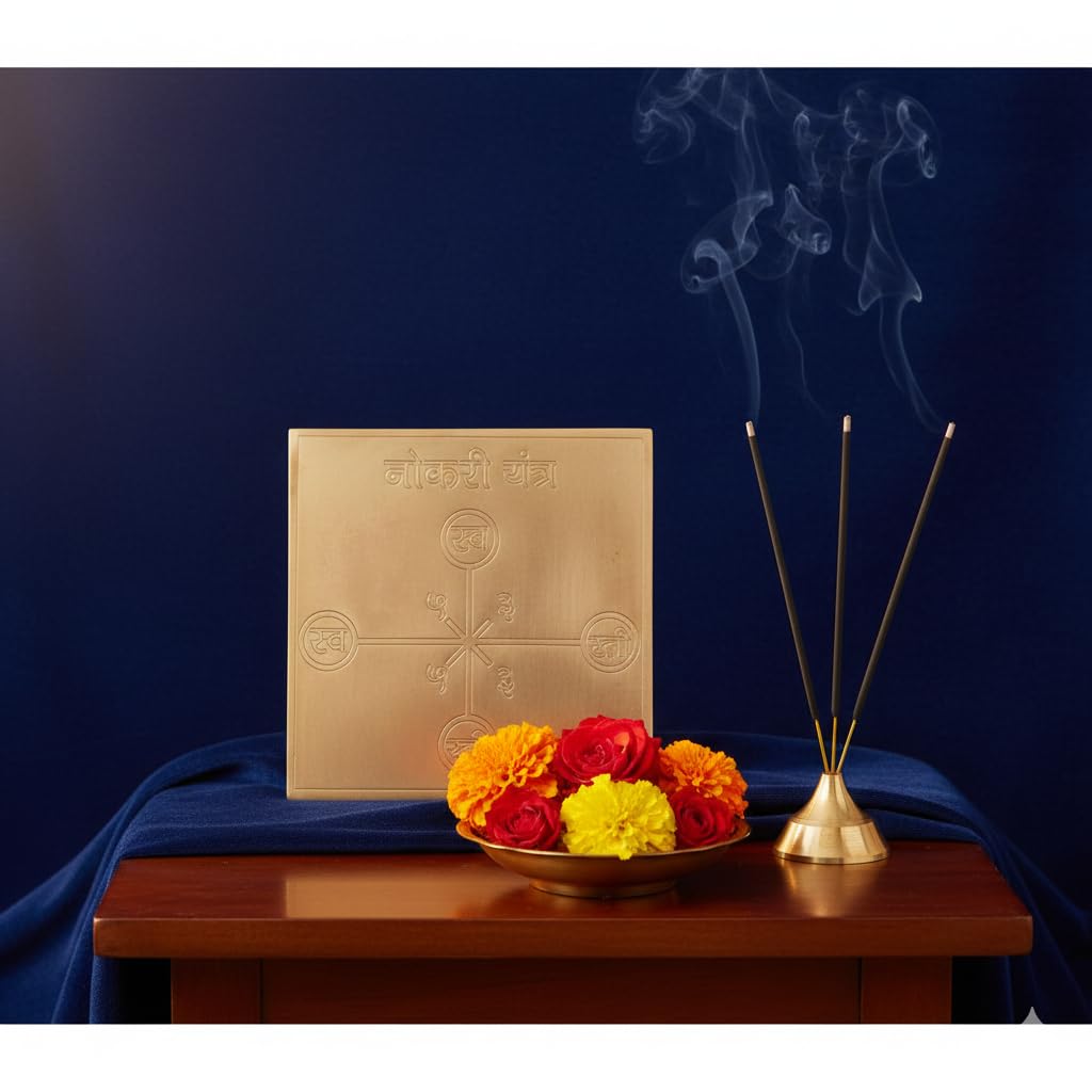 Energised Naukri Yantra (Job Promotion Yantra) White Aura Vastu Store