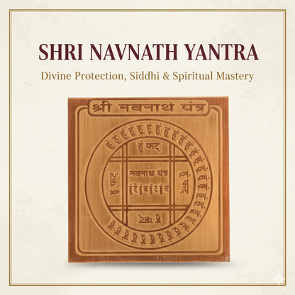 Energised Sri Navnath Yantra Copper