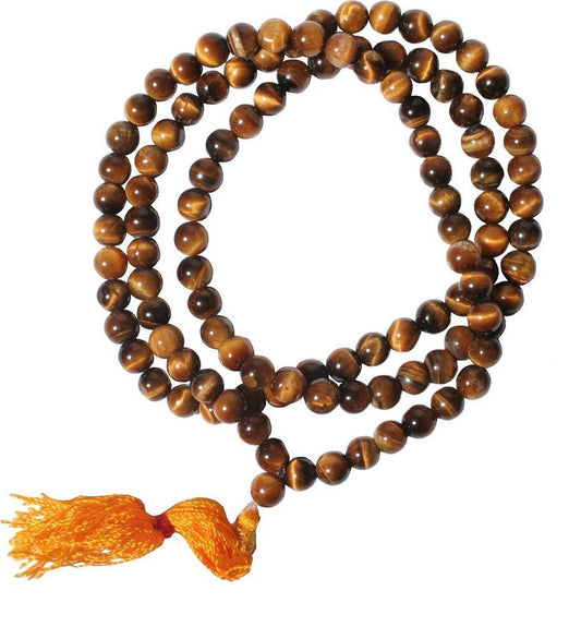 Tiger Eye Mala White Aura Vastu Store