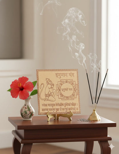 Energised Hanuman Yantra White Aura Vastu Store