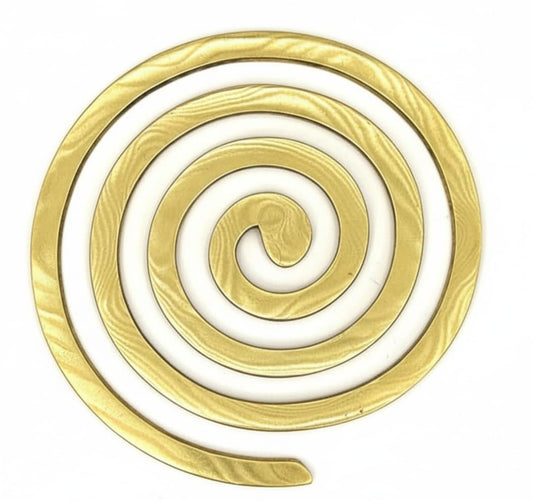 Brass Helix Vastu Remedies for North-West Vaastu Dosh Defects - 6inches White Aura Vastu Store