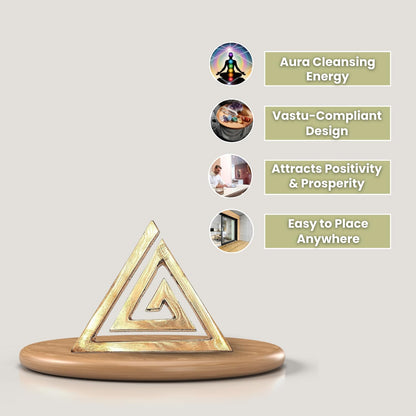 South-East / Agneya Copper Helix Vastu Energy Helix with Beejmantra - 4 inches White Aura Vastu Store