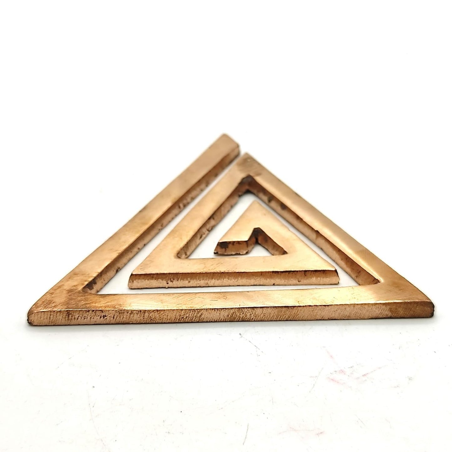 South-East / Agneya Copper Helix Vastu Energy Helix with Beejmantra - 4 inches White Aura Vastu Store