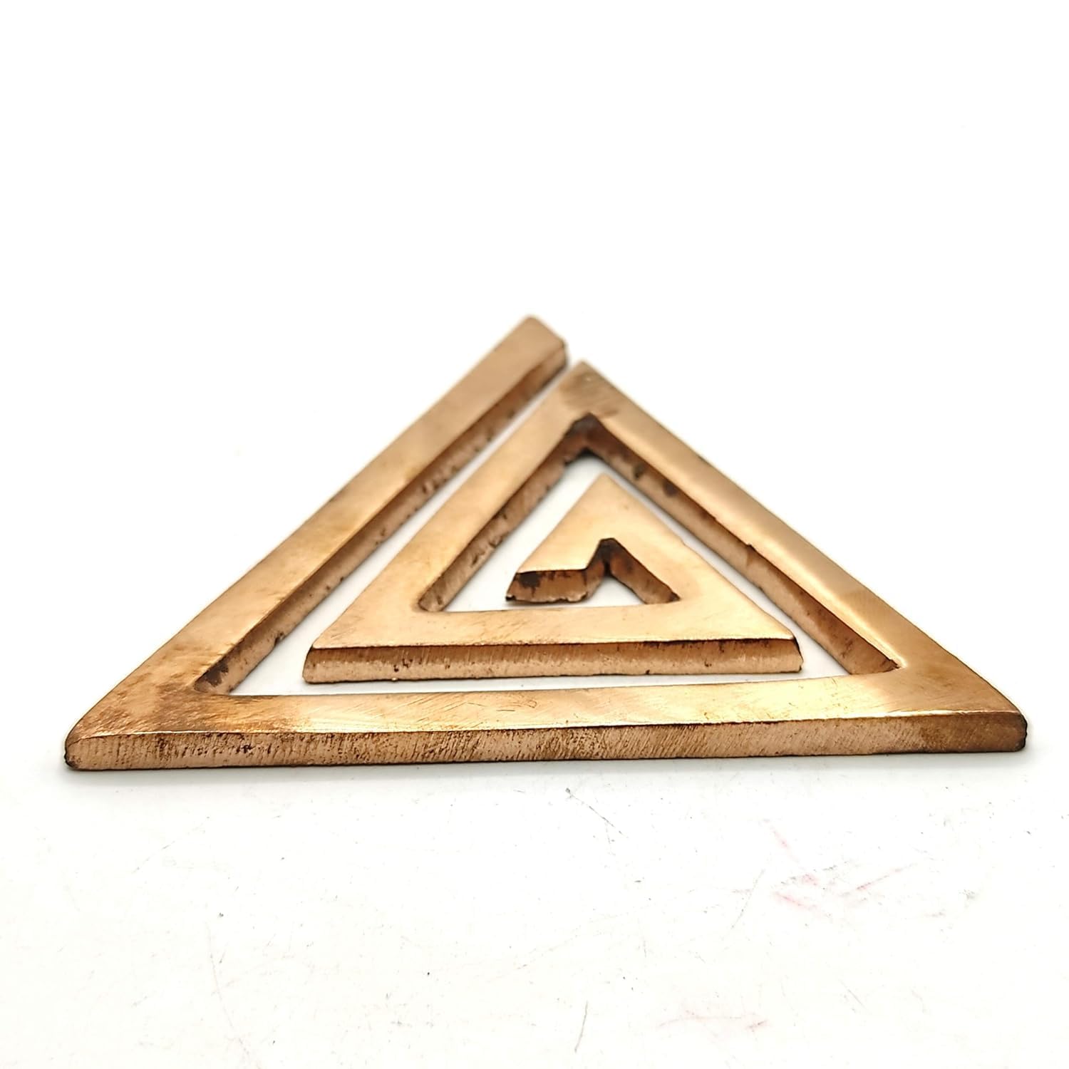 South-East / Agneya Copper Helix Vastu Energy Helix with Beejmantra - 4 inches White Aura Vastu Store