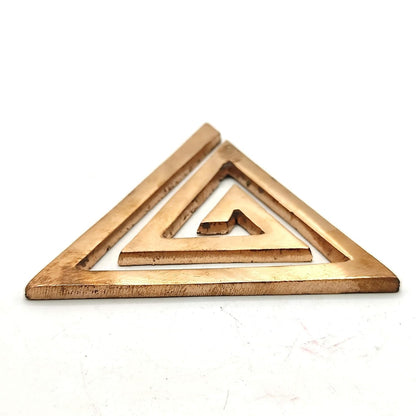 South-East / Agneya Copper Helix Vastu Energy Helix with Beejmantra - 4 inches White Aura Vastu Store